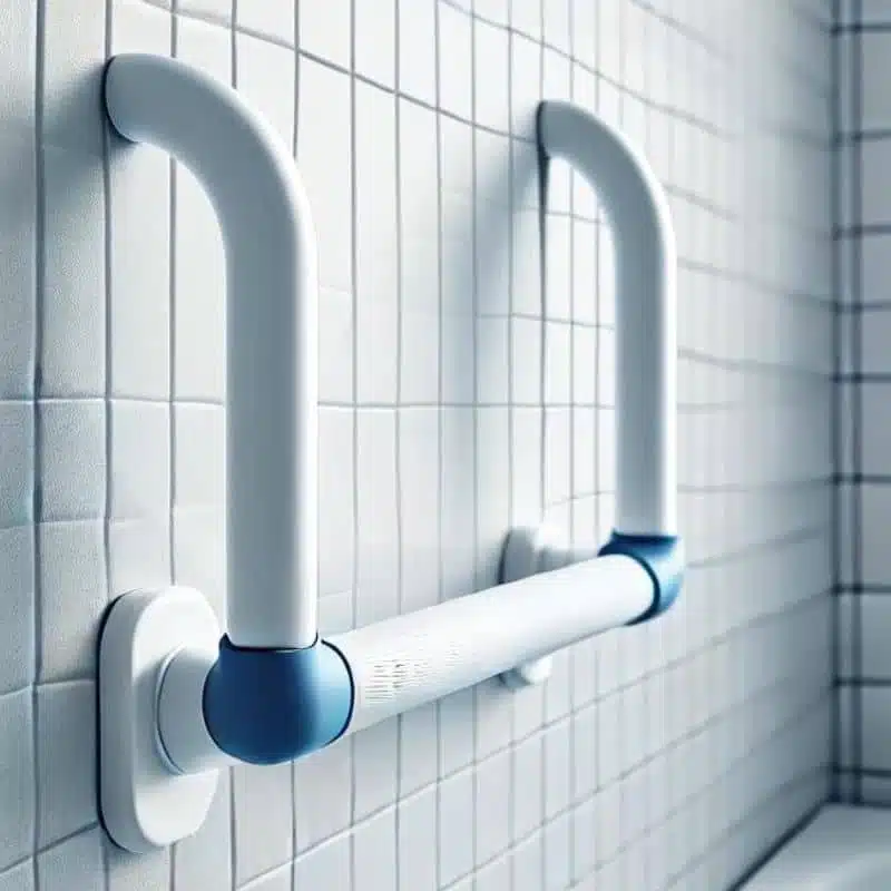 Plastic wandbeugel voor senioren